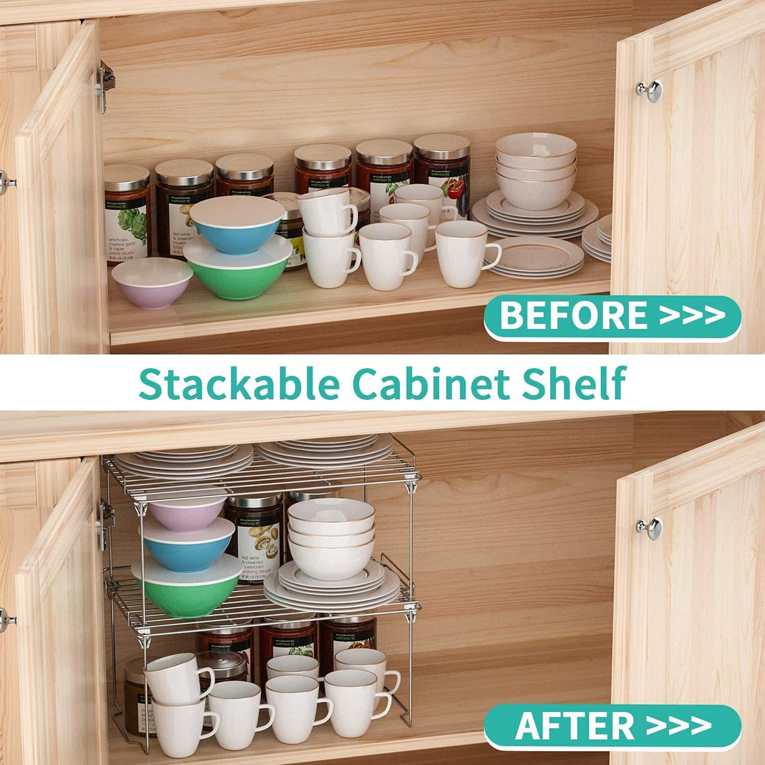 2 Layer Kitchen Storage Rack
