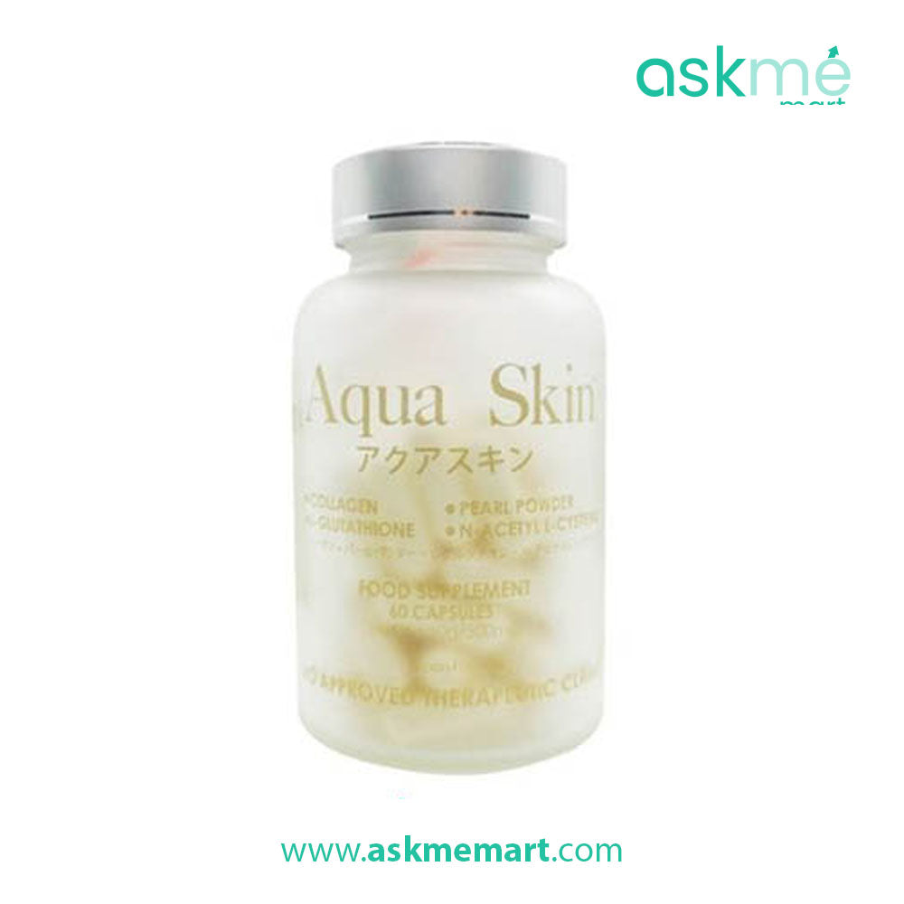 Aqua Skin Glutathione and Collagen Whitening Capsules