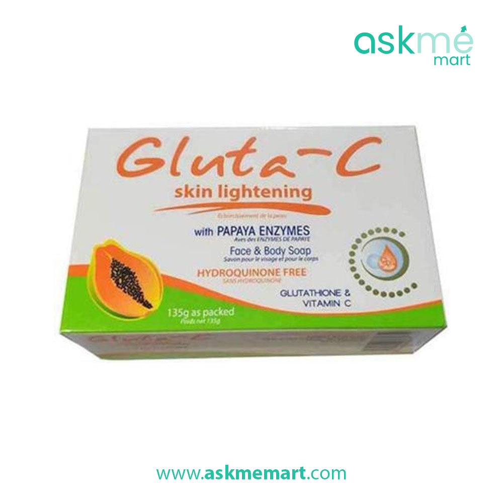 Gluta C Skin Lightening Papaya full Body Whitening Soap