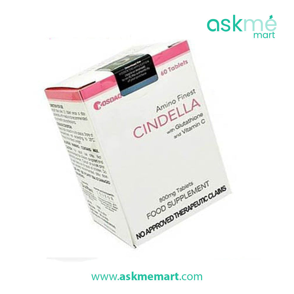 Cindella Amino Finest with Glutathione and Vitamin C 800 mg Skin Whitening 60 Capsules