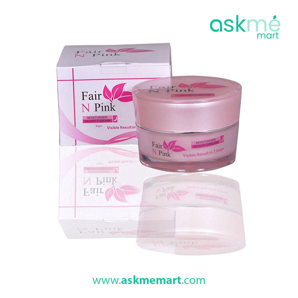 Fair N Pink Moisturiser Face Whitening Night Cream