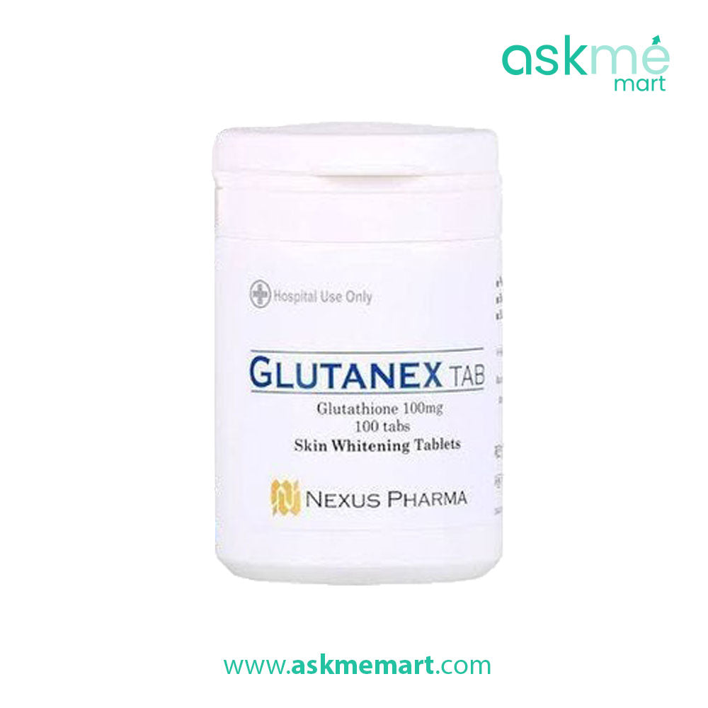 Glutanex Glutathione 100mg Skin Whitening 100 Capsules