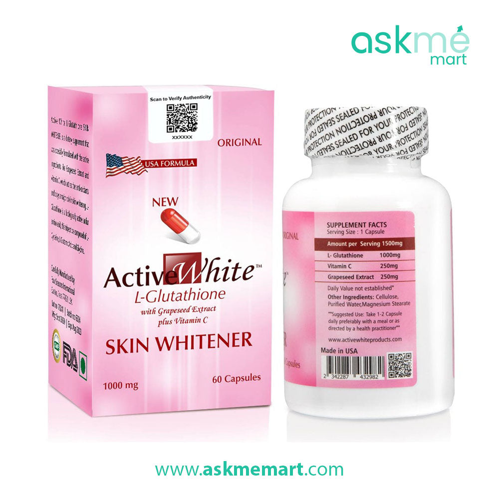 Active White L Glutathione Skin Whitening Capsule