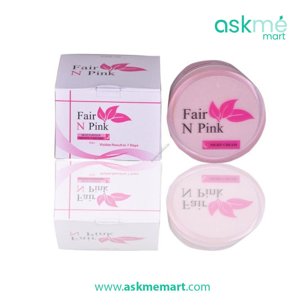 Fair N Pink Moisturiser Face Whitening Night Cream