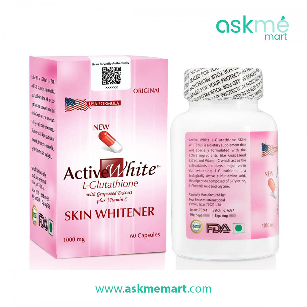 Active White L Glutathione Skin Whitening Capsule