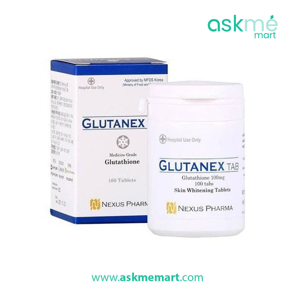 Glutanex Glutathione 100mg Skin Whitening 100 Capsules