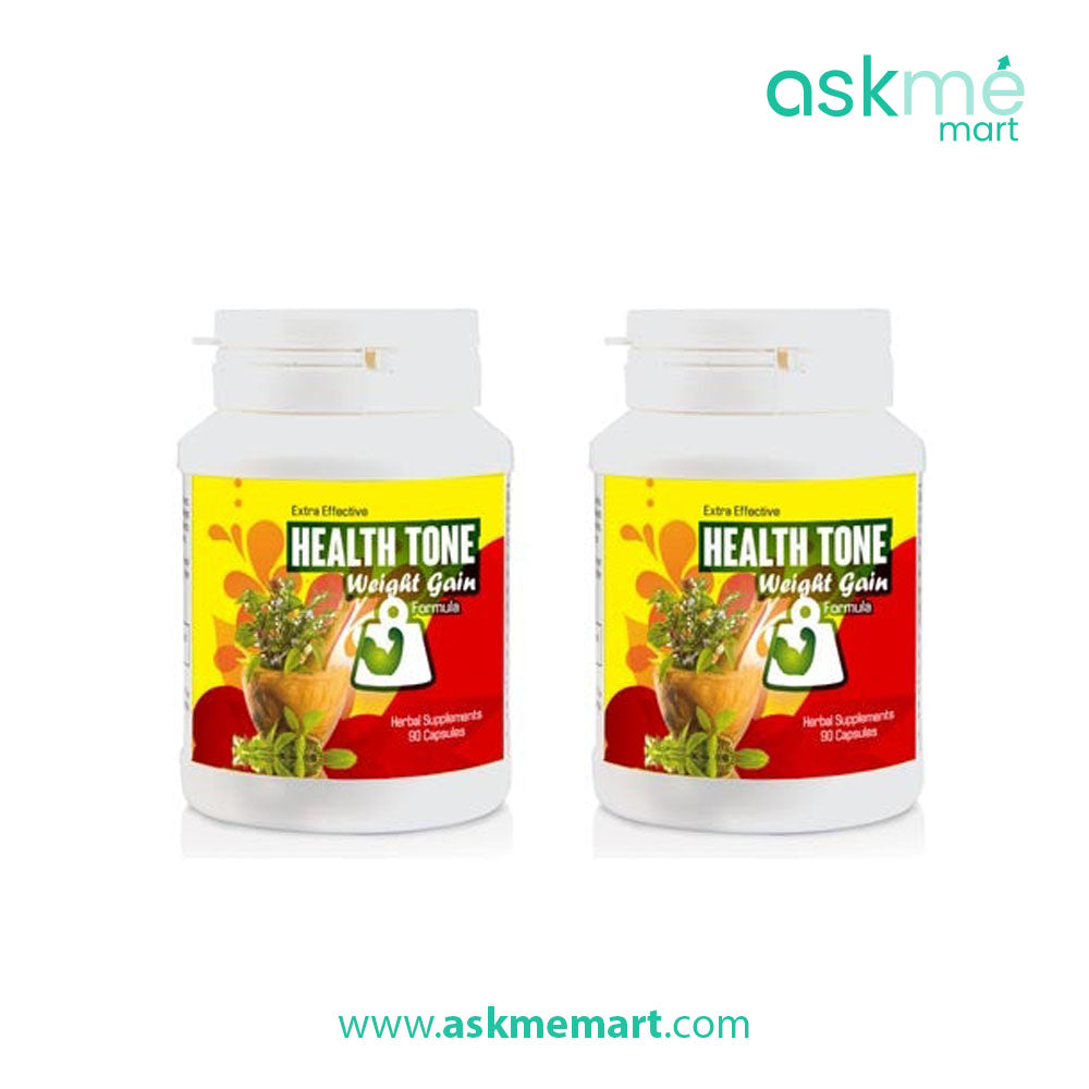 Health Tone Extra Effective Weight Gain 180 Capsules 2 Bottles