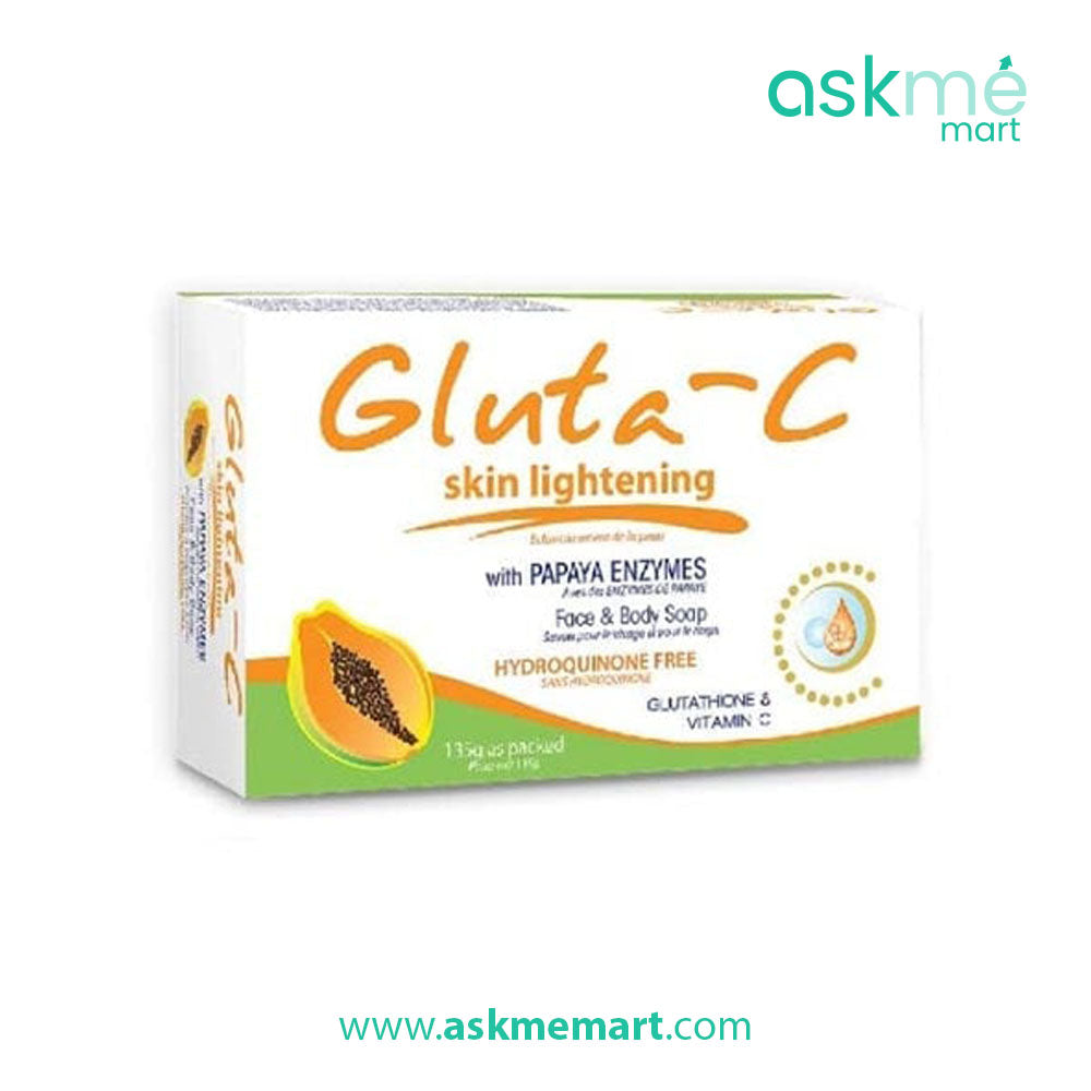 Gluta C Skin Lightening Papaya full Body Whitening Soap