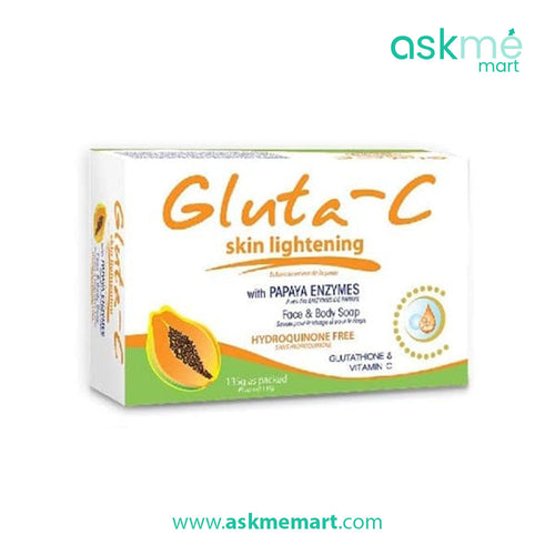 Gluta C Skin Lightening Papaya full Body Whitening Soap