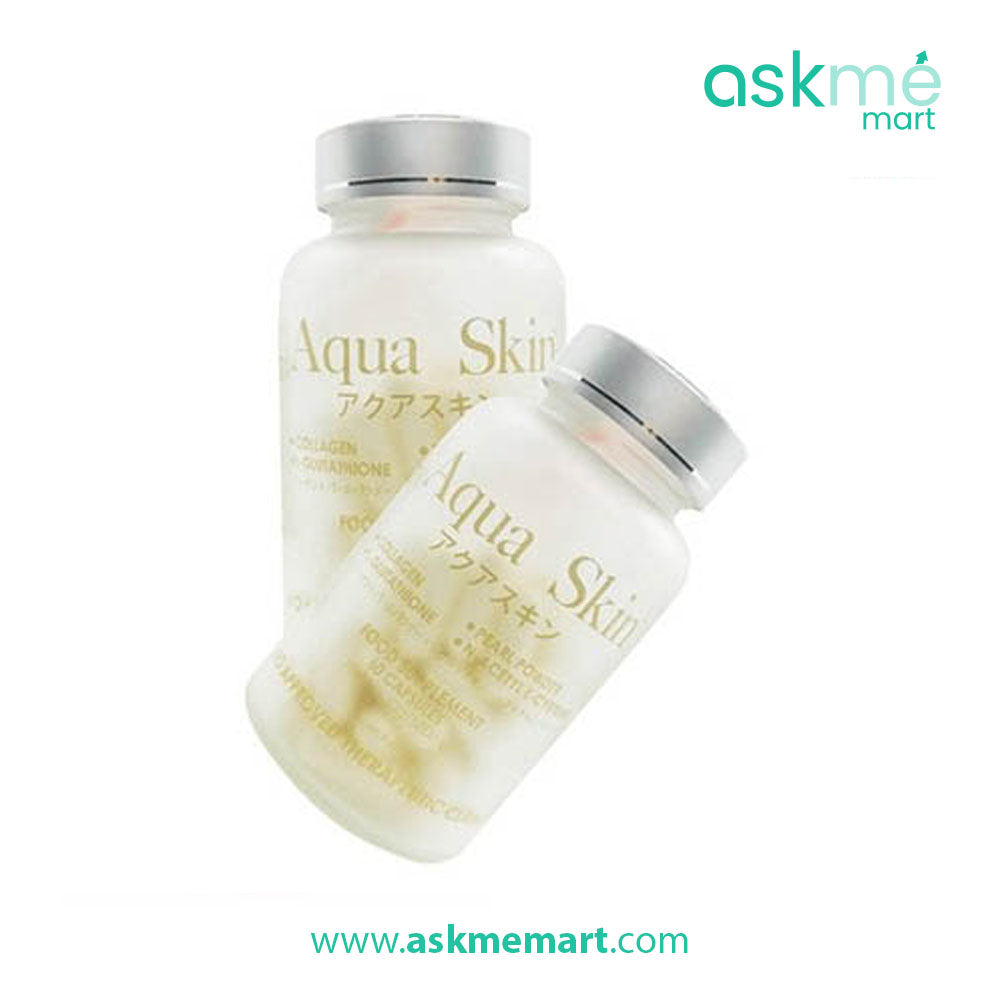 Aqua Skin Glutathione and Collagen Whitening Capsules