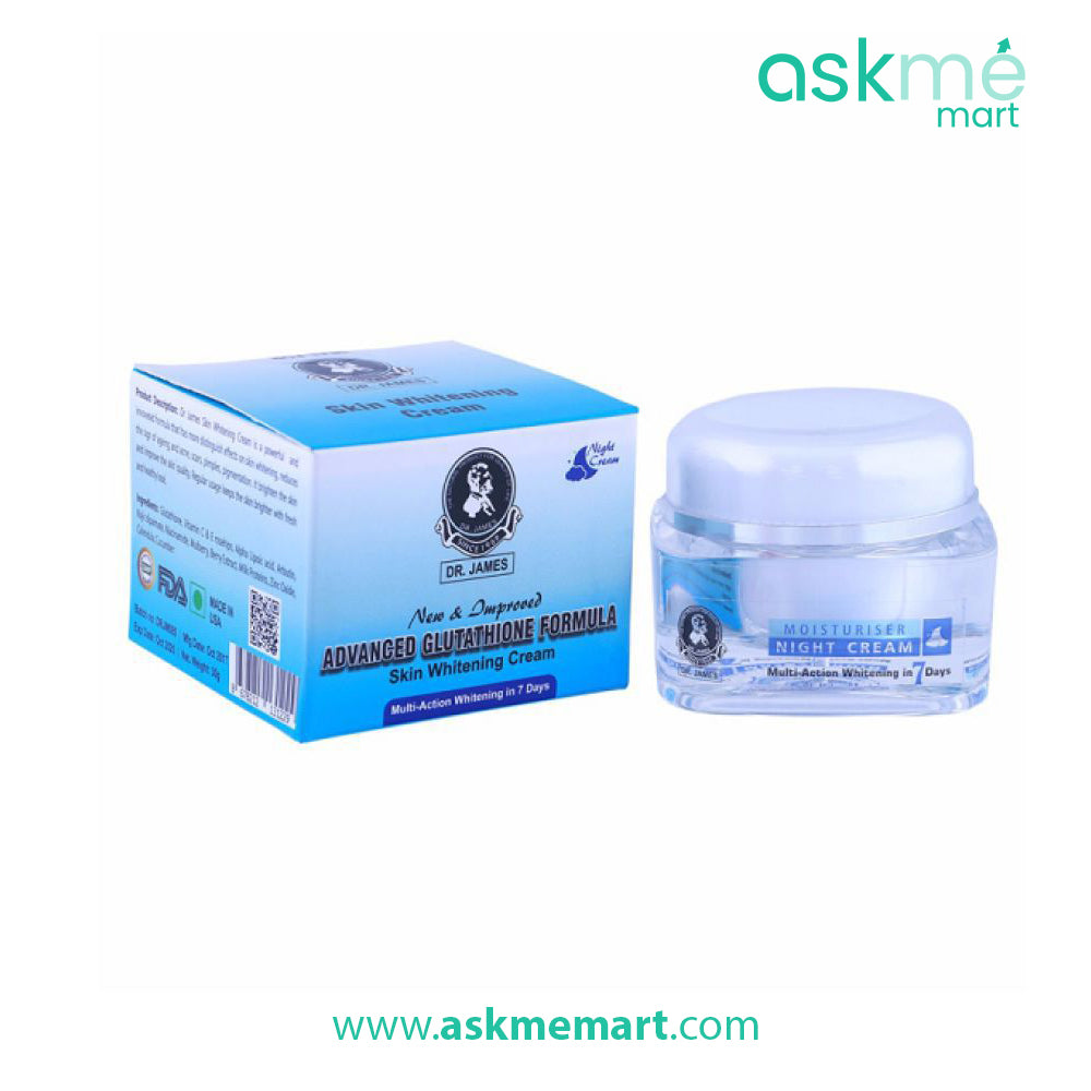 Dr James Glutathione Skin Whitening Night Cream